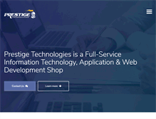 Tablet Screenshot of prestigetech.com